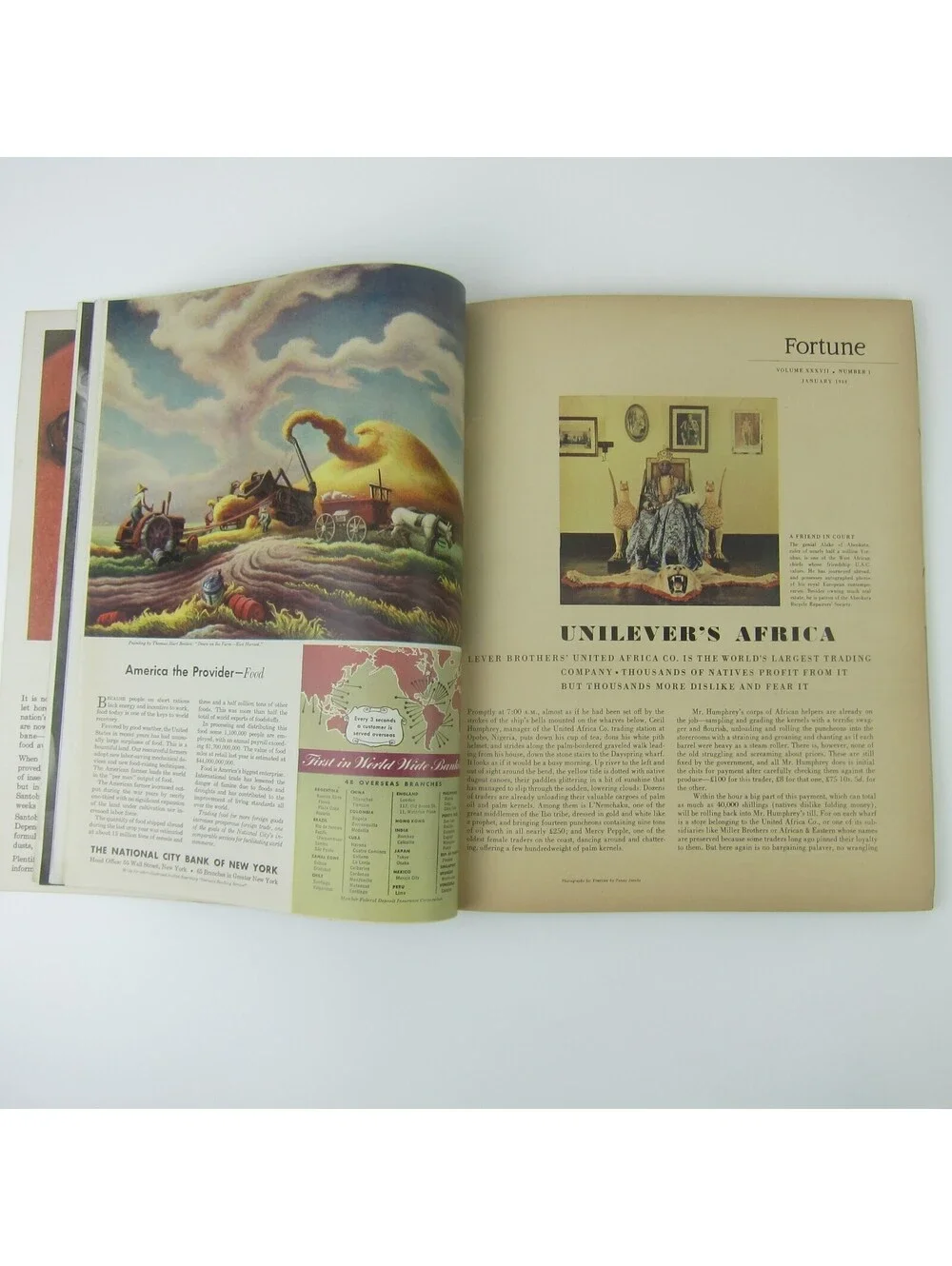 Vintage FORTUNE Magazine January 1948 Unilever Airplanes Ralston Purina Doc Webb